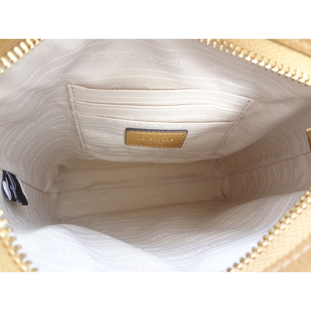 Kate Spade Ava Bungalow Tan Pebbled Leather Crossbody Bag KH165 NEW - Picture 2 of 6